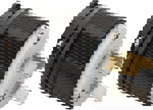 Straight Blade Plug: Industrial, 10-20P, Gray